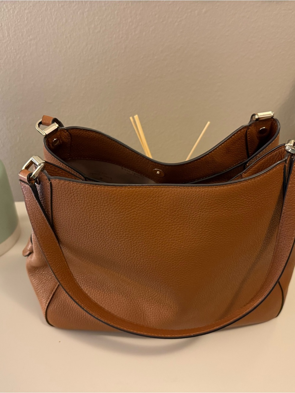 kate spade Tan Pebbled Leather Shoulder Bag - Picture 2 of 4